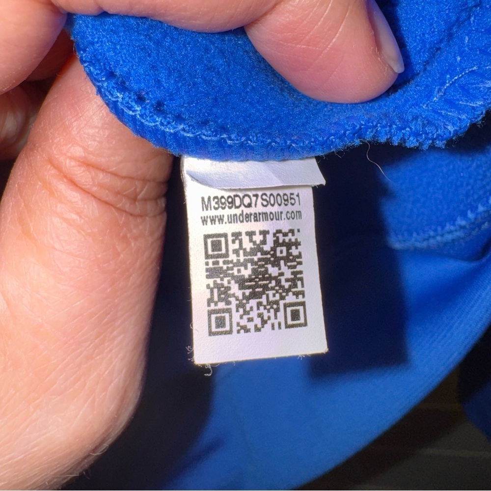 Under Armour Blue‎ The Citadel Hoodie. Size Large. - Picture 5 of 6